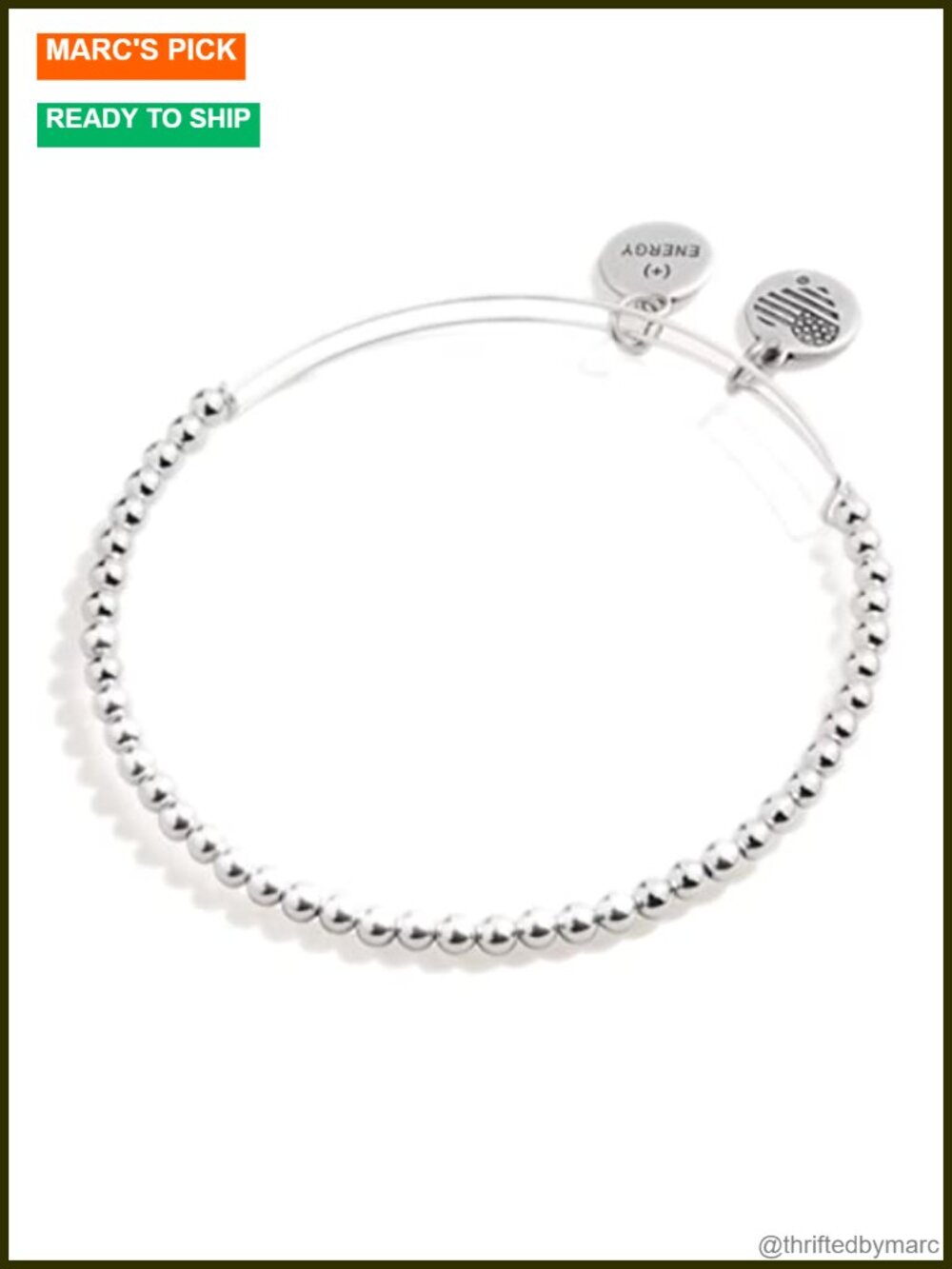 Alex and Ani Expandable Beaded Bangle Bracelet